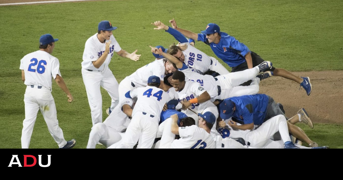 Florida Gators NCAA Baseball National Champions Champions Baseball Jersey -   Worldwide Shipping