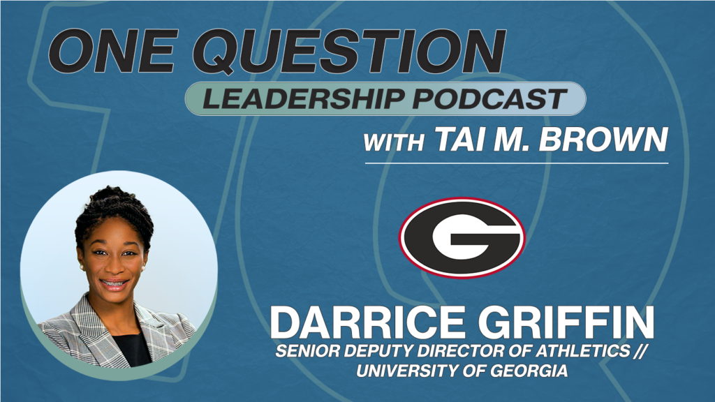 Darrice Griffin Sr Deputy Director Of Athletics Georgia